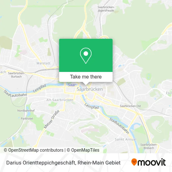 Карта Darius Orientteppichgeschäft