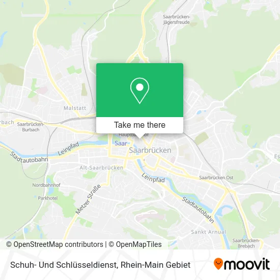 Карта Schuh- Und Schlüsseldienst