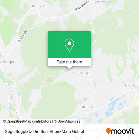 Карта Segelflugplatz Diefflen