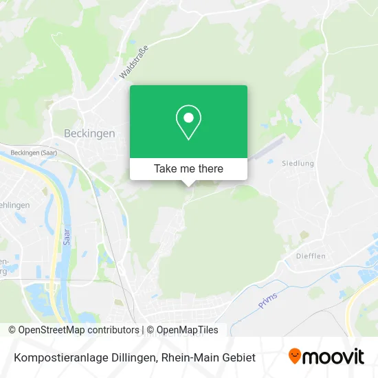 Карта Kompostieranlage Dillingen