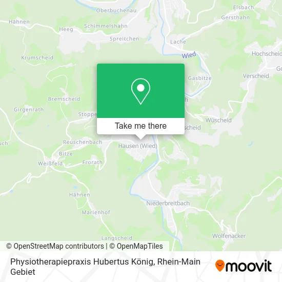 Карта Physiotherapiepraxis Hubertus König