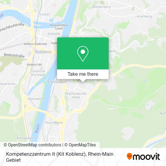 Карта Kompetenzzentrum It (Kit Koblenz)