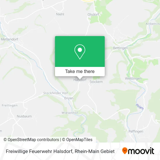 Карта Freiwillige Feuerwehr Halsdorf