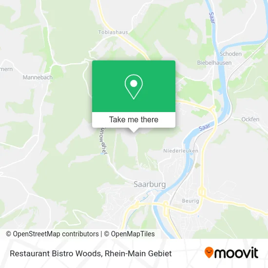 Карта Restaurant Bistro Woods