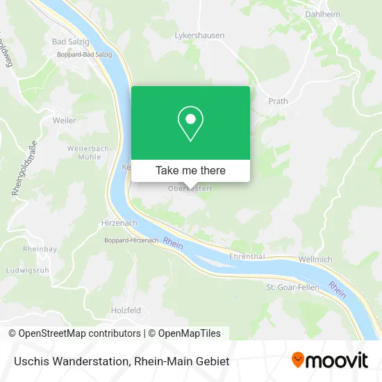 Карта Uschis Wanderstation