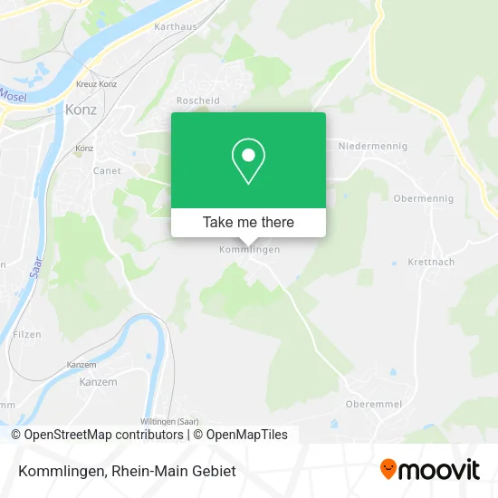 Карта Kommlingen