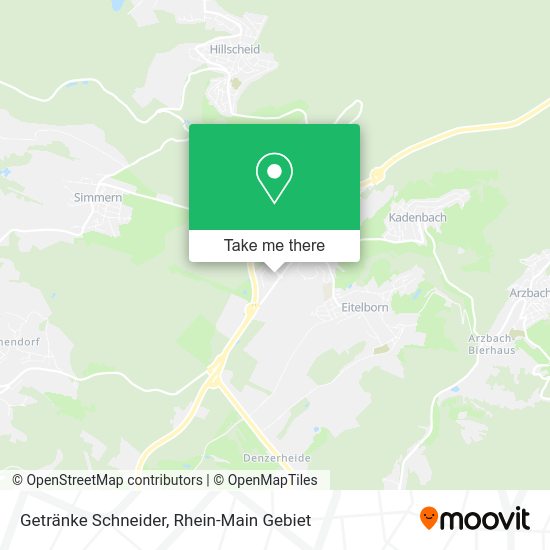 Карта Getränke Schneider