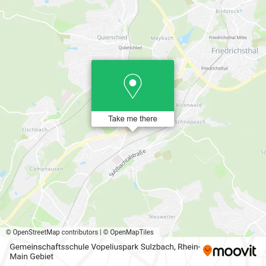 Карта Gemeinschaftsschule Vopeliuspark Sulzbach