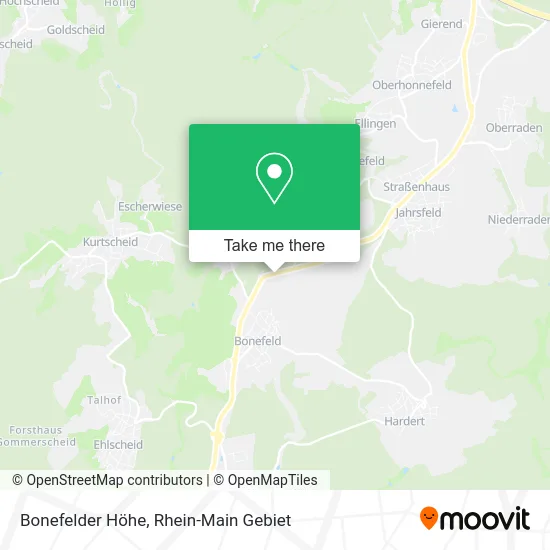 Карта Bonefelder Höhe