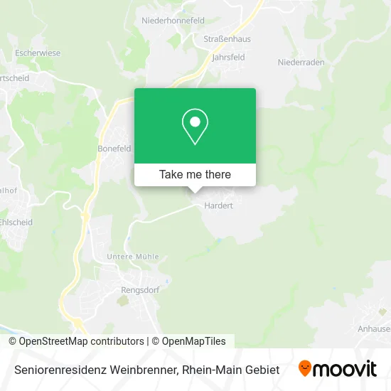 Карта Seniorenresidenz Weinbrenner