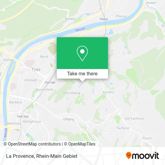 Карта La Provence