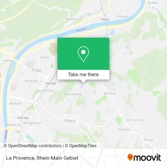Карта La Provence