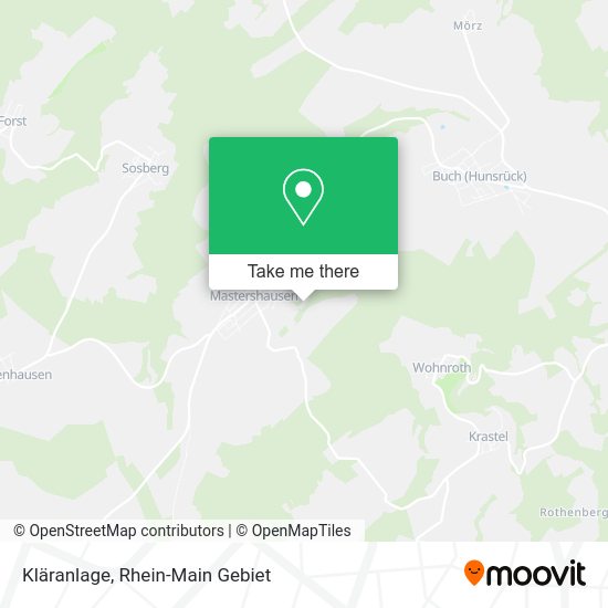 Карта Kläranlage