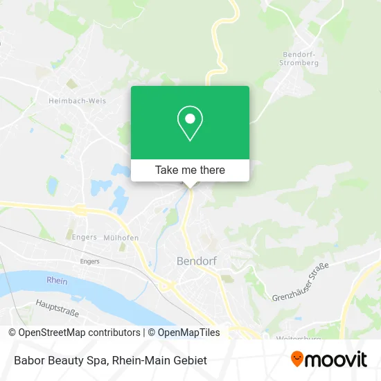 Карта Babor Beauty Spa