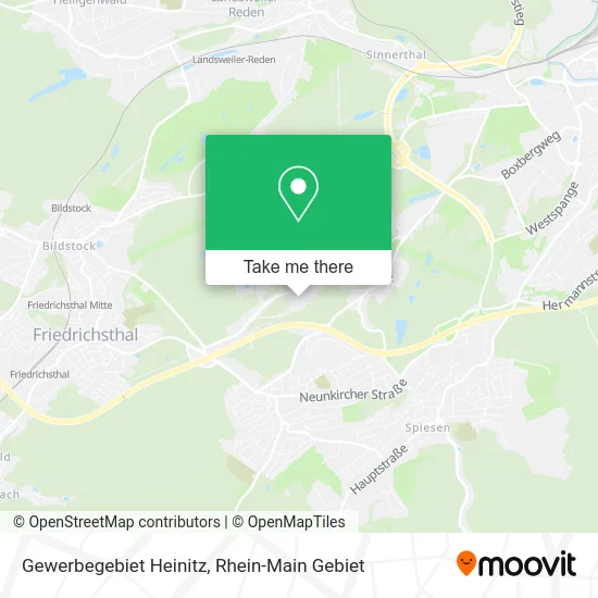 Карта Gewerbegebiet Heinitz