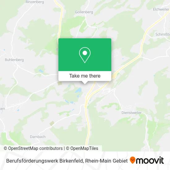 Карта Berufsförderungswerk Birkenfeld