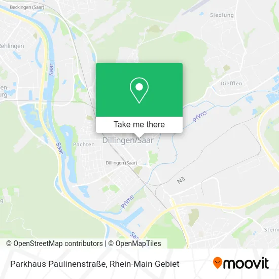 Parkhaus Paulinenstraße map