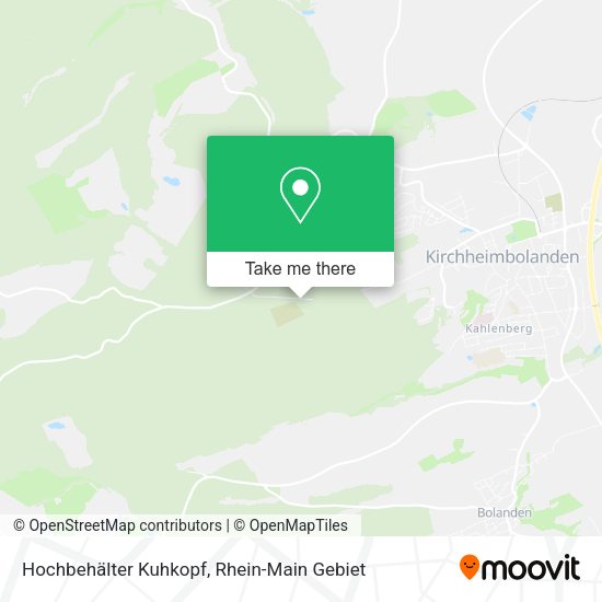 Карта Hochbehälter Kuhkopf