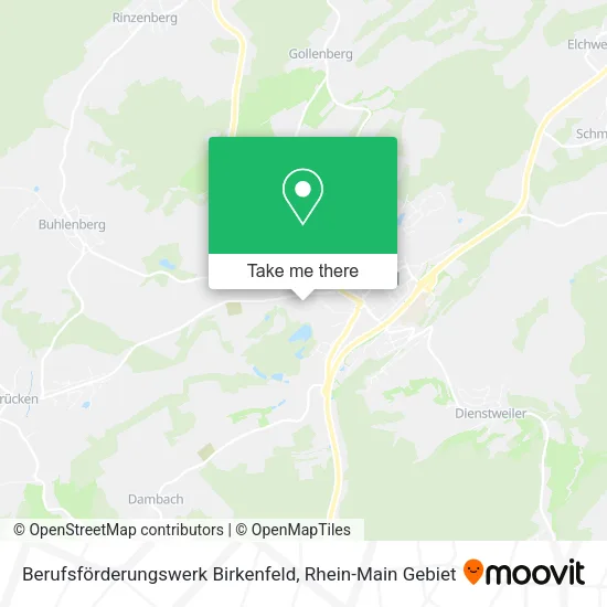 Карта Berufsförderungswerk Birkenfeld