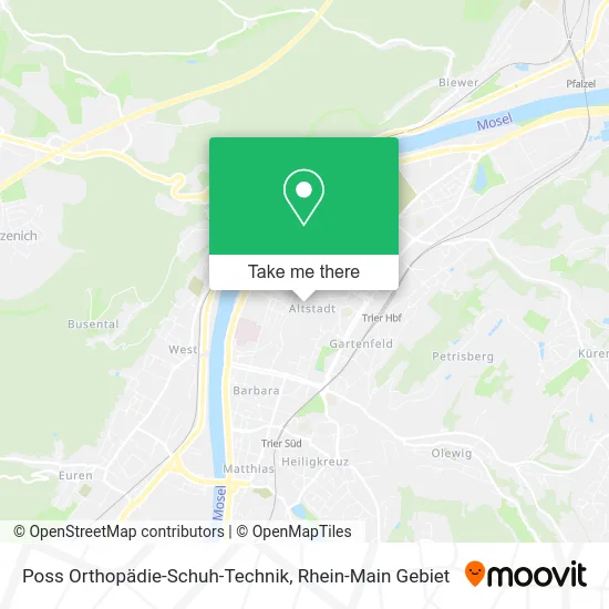 Карта Poss Orthopädie-Schuh-Technik