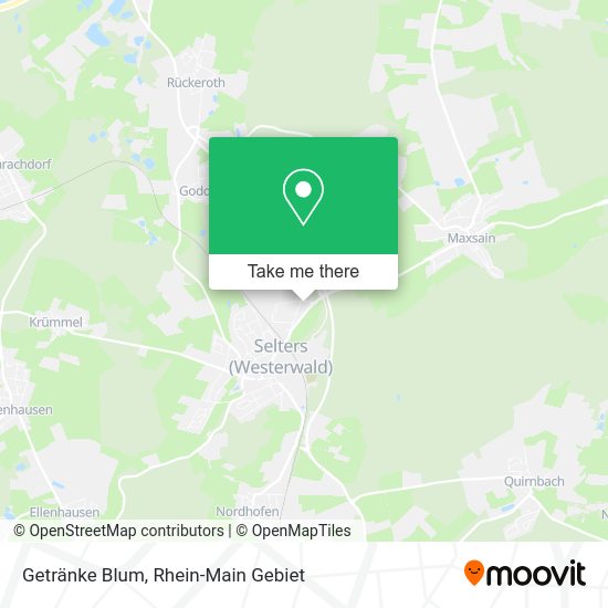 Карта Getränke Blum