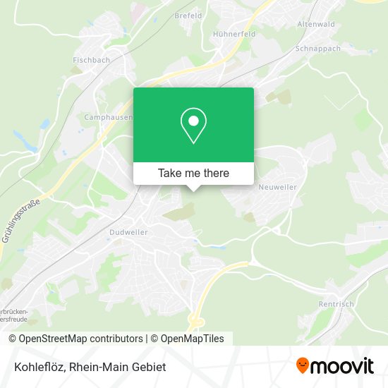 Карта Kohleflöz