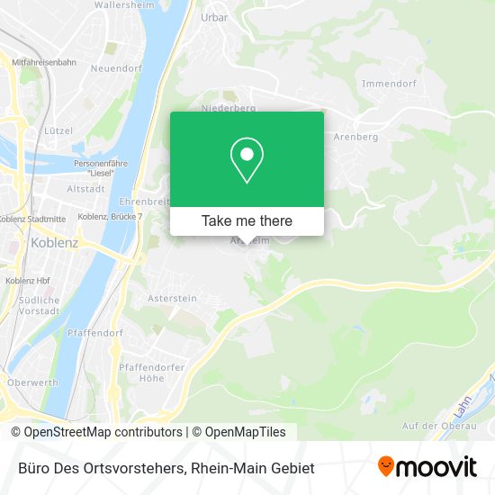 Карта Büro Des Ortsvorstehers