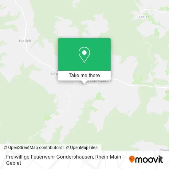 Карта Freiwillige Feuerwehr Gondershausen