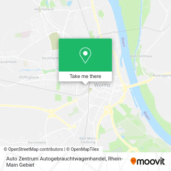 Карта Auto Zentrum Autogebrauchtwagenhandel