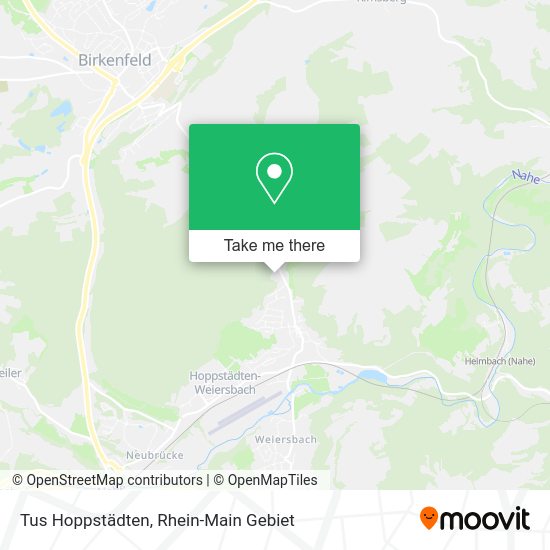 Карта Tus Hoppstädten