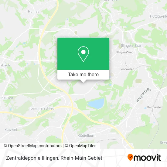 Карта Zentraldeponie Illingen