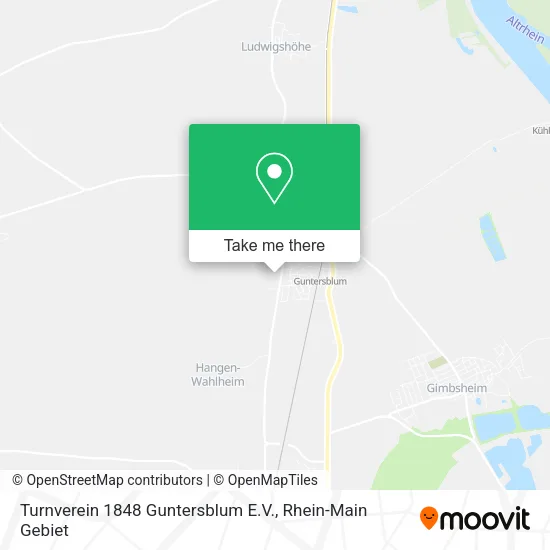 Карта Turnverein 1848 Guntersblum E.V.