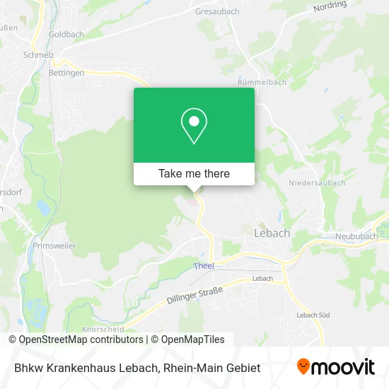 Карта Bhkw Krankenhaus Lebach