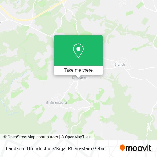 Карта Landkern Grundschule/Kiga