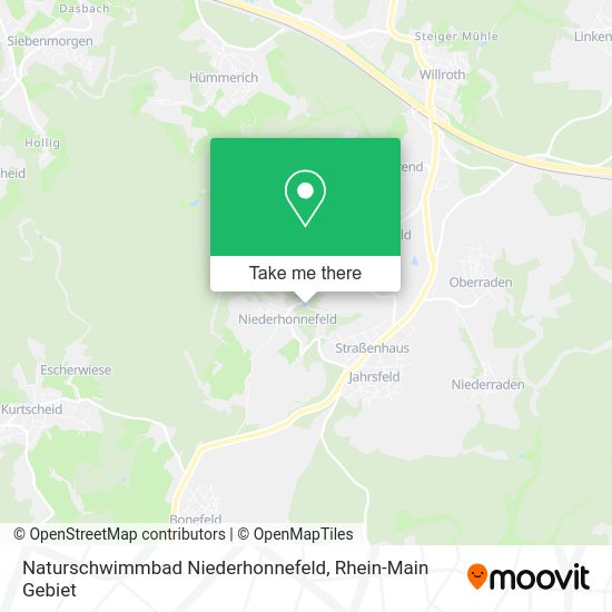 Карта Naturschwimmbad Niederhonnefeld
