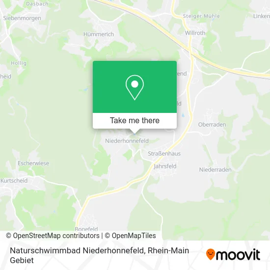 Карта Naturschwimmbad Niederhonnefeld