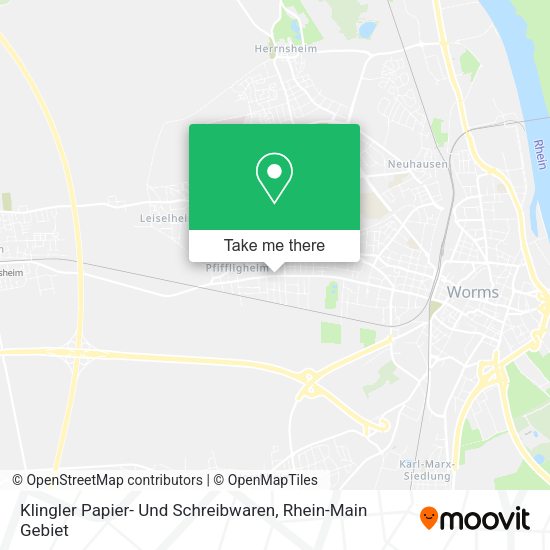 Карта Klingler Papier- Und Schreibwaren