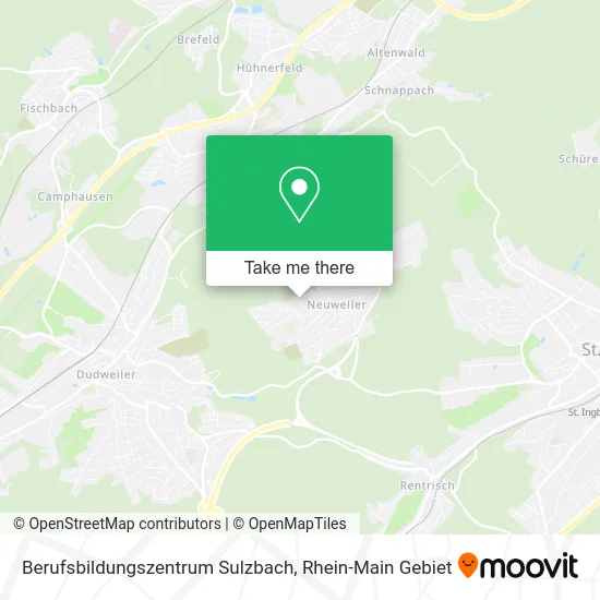Карта Berufsbildungszentrum Sulzbach