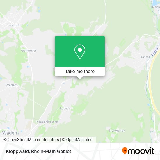 Карта Kloppwald