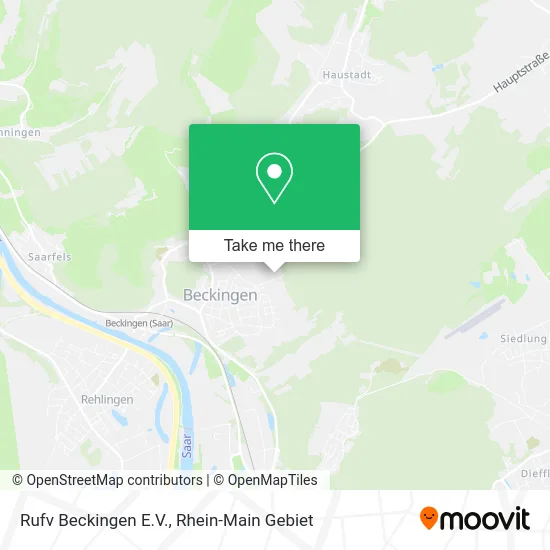 Карта Rufv Beckingen E.V.