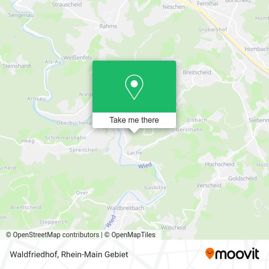 Карта Waldfriedhof