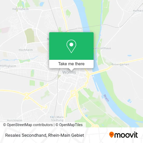 Карта Resales Secondhand