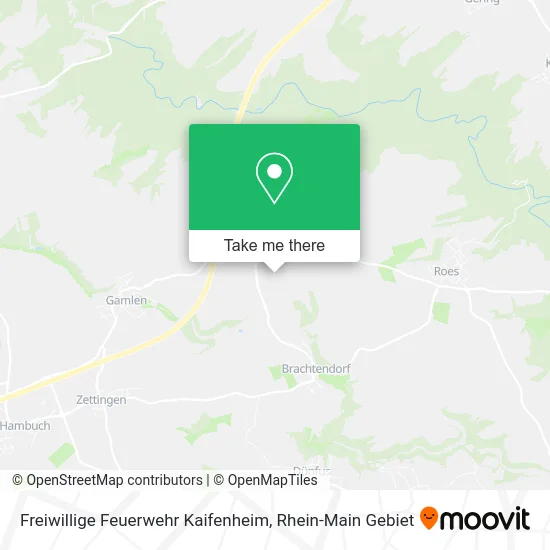 Карта Freiwillige Feuerwehr Kaifenheim