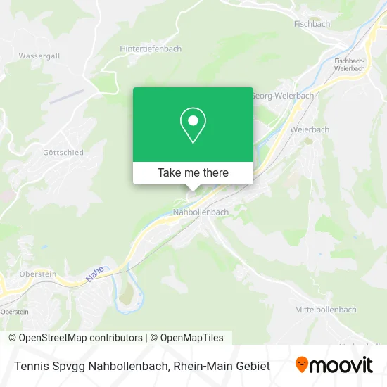 Карта Tennis Spvgg Nahbollenbach