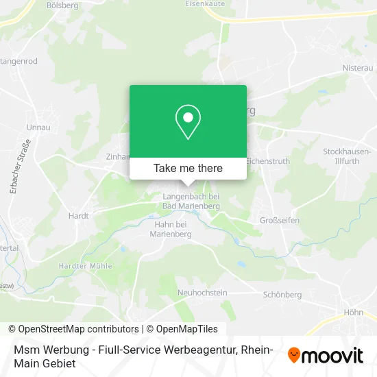 Карта Msm Werbung - Fiull-Service Werbeagentur