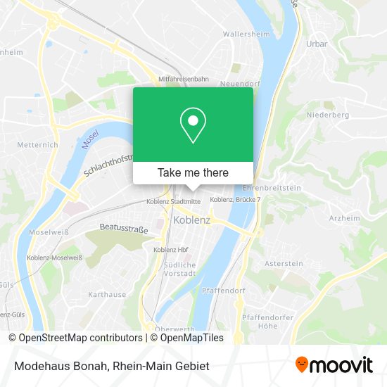 Карта Modehaus Bonah