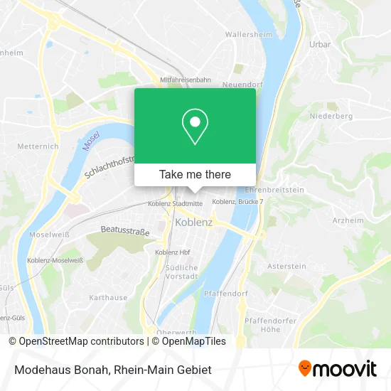 Карта Modehaus Bonah