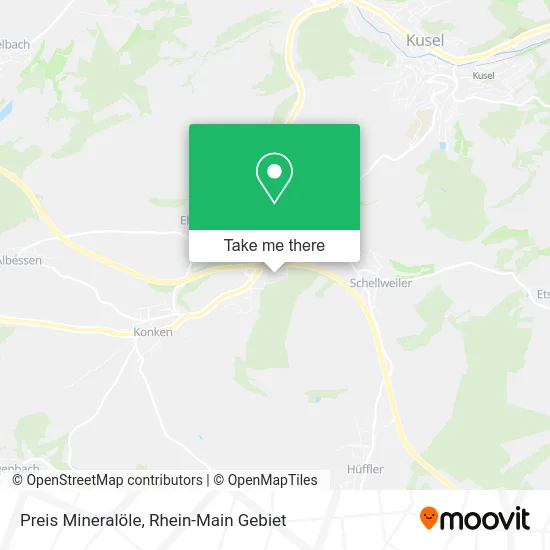 Карта Preis Mineralöle