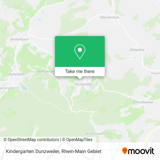 Карта Kindergarten Dunzweiler