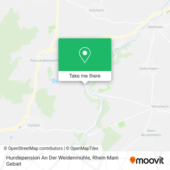 Карта Hundepension An Der Weidenmühle